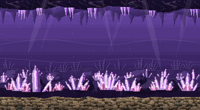 Amethyst Grotto backdrop