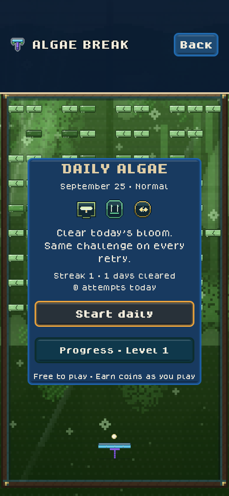 Algae Break in Tankt
